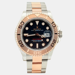 Rolex Yacht Master 126621 Automatic Black 18K Rose Gold Stainless Steel Men's Wristwatch 40 mm 1221334