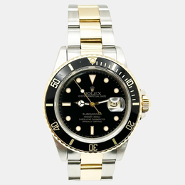 Rolex Submariner 16803 - Men's Automatic Watch with Yellow Gold and Stainless Steel Case
