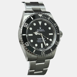 Rolex Submariner 124060 Automatic Men's Stainless Steel Wristwatch with Black Ceramic Bezel, Reference: 1221326