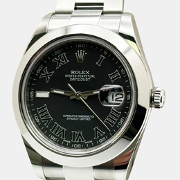Rolex Datejust II 116300 Black Dial Stainless Steel Men's Watch
