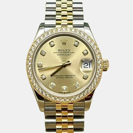 Rolex Datejust 278383RBR - Pre-Owned Elegant Automatic Diamond Dial Watch