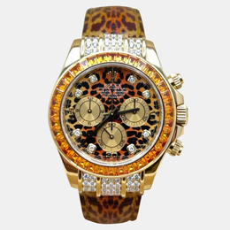 Rolex Cosmograph Daytona 116598SACO Automatic Diamond 18K Yellow Gold Men's Wristwatch 40 mm 1221246