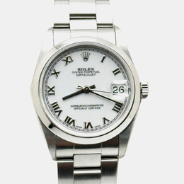 Rolex Datejust 68240 - White Dial Stainless Steel Men's Watch