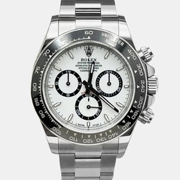 Rolex Cosmograph Daytona 126500LN Automatic White Stainless Steel Men's Wristwatch 40 mm 1221242
