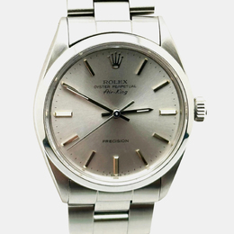 Rolex Air-King 5500 Automatic Silver Stainless Steel Men's Wristwatch