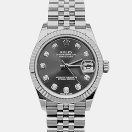 Rolex Datejust 278274 - Grey Diamond Dial, White Gold and Stainless Steel