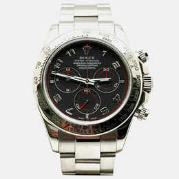 Rolex Cosmograph Daytona 116509 Automatic Black 18K White Gold Men's Wristwatch 40 mm 1221244