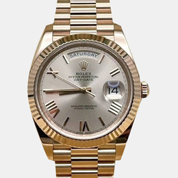 Luxury Rolex Day Date President Model 228235 Automatic Sundust Dial in Rose Gold Men's Wristwatch