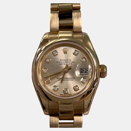 Rolex Datejust President 1220545 Automatic Rose Gold Pink Diamond