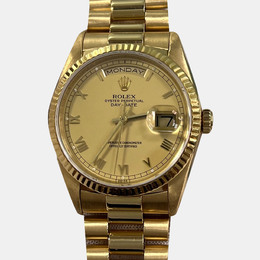 Rolex Day-Date 18238, Reference 1222441, Men's Automatic Watch in Yellow Gold