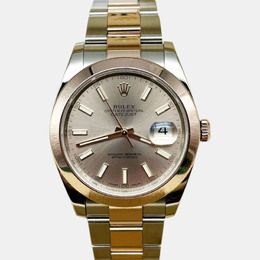 Rolex Datejust 126301 - Automatic Sundial Rose Gold Steel Men's Watch