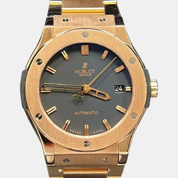 Hublot Classic Fusion 511.OX.1180.OX Automatic Black 18K Rose Gold Men's Wristwatch 45 mm 1222411