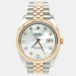 Rolex Datejust 126331 Automatic Mother Of Pearl Diamond Dial - Stainless Steel & Rose Gold