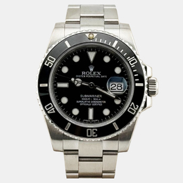 Rolex Submariner Date 116610 Automatic Black Stainless Steel Men's Wristwatch 40mm 1221941
