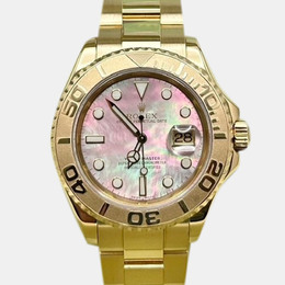 Rolex Yacht Master 16628 Automatic Black 18K Yellow Gold Men's Wristwatch 40mm 1221947