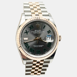 Rolex Datejust 126231 Wimbledon - Women's Automatic Rose Gold & Steel Wristwatch