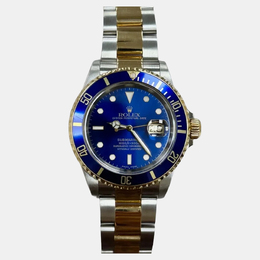 Rolex Submariner 16613 Automatic Blue Dial in Yellow Gold and Stainless Steel - Men's Wristwatch Reference 1221940