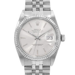 Pre-owned Rolex Datejust 36 Automatic Chronometer Silver Dial Mens Watch 16014 ssj