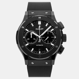 Pre-Owned Hublot Classic Fusion Chronograph Black Magic 521.CM.1771.RX 45 mm 1222614