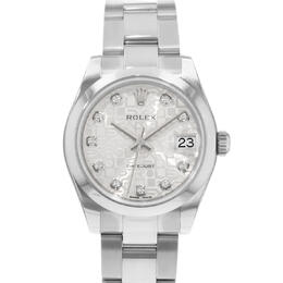 Pre-owned Rolex Datejust 31 Automatic Chronometer Diamond Ladies Watch 178240