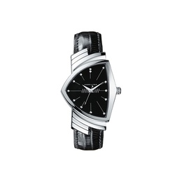 Hamilton Часы Adventure Collection Quartz Movement Men's Watch Watch 32.3*50.3mm Black Dial Cow Leather Strap, Black Dial h24411732 | black dial