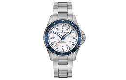 Hamilton Часы Men's Khaki Navy Collection Watch, White Dial h82505150 | white dial