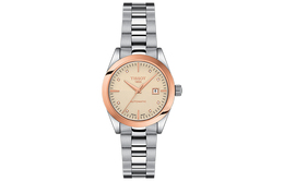 Tissot Часы Bright Series Automatic Mechanical Movement Women's Watch 29mm Gold Dial Stainless Steel Case, Gold Dial t930.007.41.266.00 | gold dial