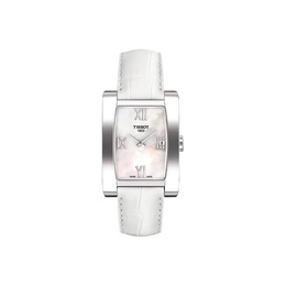 Tissot Часы Quartz Movement Women's Watch 24.5mm Mother of Pearl Color Watch Dial Stainless Steel Case Leather Strap, Mother-of-Pearl Color t007.309.16.113.00 | mother-of-pearl color