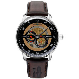 Zeppelin Часы Men's Watch, 8664-5 Black Gold zeppelin8664-5 | 8664-5 black gold