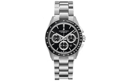 Hamilton Часы Men's Watch, Black Dial Silver Steel Strap h36606130 | black dial silver steel strap