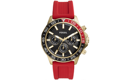 Fossil Часы Wrist Watch Quartz Movement Silicone Strap Black Dial Men's Watch, Black Dial bq2499 | black dial