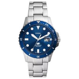 Fossil Часы Blue Dive Collection Wrist Watch Quartz Movement Stainless Steel Strap 42mm Blue Dial Men's Watch, Blue Dial fs6029 | blue dial