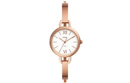 Fossil Часы Wrist Watch Quartz Movement Stainless Steel Strap 30mm White Dial Women's Watch, White Dial es4391 | white dial