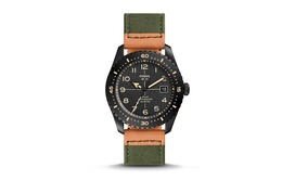 Fossil Часы Wrist Watch Quartz Movement Canvas Strap 41mm Black Dial Men's Watch, Black Dial LE1136 le1136 | black dial le1136