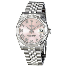 Gebrauchte Rolex Datejust Lady 31 mit Roségold Perlmutarad und rosenfarbenem Zifferblatt - Ref. 178274PRJ