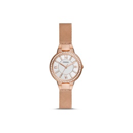 Fossil Часы Wrist Watch Quartz Movement Steel Strap 30mm White Dial Women's Watch, Silver Dial ES5111 es5111 | silver dial es5111