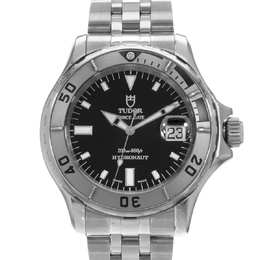 Pre-owned Tudor Hydronaut Automatic 89190 Mens Black Dial Watch