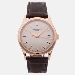 Pre-Owned Patek Philippe Calatrava 5296R-010 Automatic Men's Watch 38mm