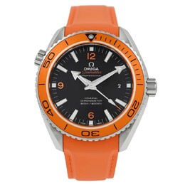 Pre-owned Omega Seamaster Planet Ocean Black Dial Mens Watch 232.32.46.21.01.001