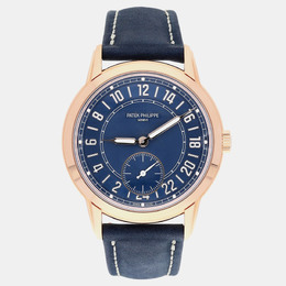 Patek Philippe Complications 5224R-001 Automatic Blue 18k rose gold Men's Wristwatch 42 mm 1231717