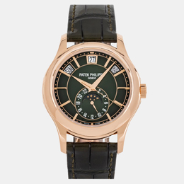 Pre-Owned Patek Philippe Complications Annual Calendar Moon Phases 5205R-011 Men's Watch Automatic 40 mm 1229761