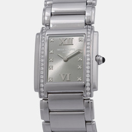 Patek Philippe Twenty-4 4910/10A-010 Quartz Gray Stainless Steel Women’s Wristwatch 25 mm 1233458