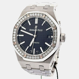 Audemars Piguet Royal Oak 15451ST.ZZ.1256ST.01 Automatic Black Stainless Steel Women’s Wristwatch 37 mm 1229312