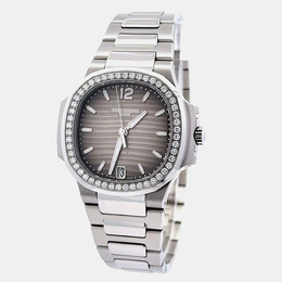 Patek Philippe Nautilus 7018/1A-011 Automatic Grey Stainless Steel Women’s Wristwatch 34 mm 1229309
