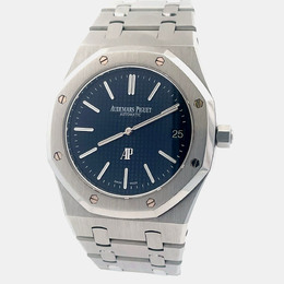 Audemars Piguet Royal Oak “Jumbo” 15202ST.OO.1240ST.01 Automatic Blue Stainless Steel Men’s Wristwatch 39 mm 1229323