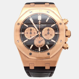 Audemars Piguet Royal Oak 26331OR Automatic Brown 18k Rose Gold Men's Wristwatch 41 mm 1234684