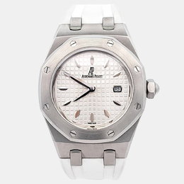 Audemars Piguet Royal Oak 67600ST Quartz Silver Stainless Steel Women's Wristwatch 33 mm 1234681