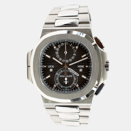 Patek Philippe Nautilus Flyback Chronograph 5990/1A-001 Grey Automatic Stainless Steel Men's Wristwatch 40 mm 1234672