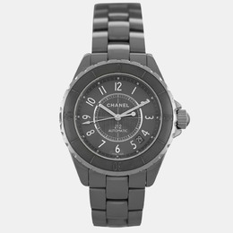 Chanel J12 Chromatic H2979 Automatic Grey Ceramic Stainless Steel Men's Wristwatch 38 mm 1234764